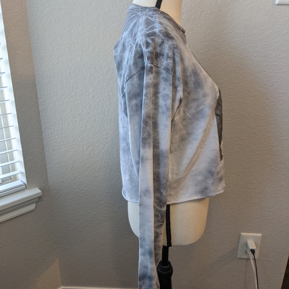 Chemistry Poetic Justice Tupac Tie Dye Crop Shirt Sz M - Picture 3 of 5